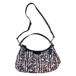 Vintage Coach Mia Ocelot Leopard Print Crossbody Shoulder Bag Coach F31903